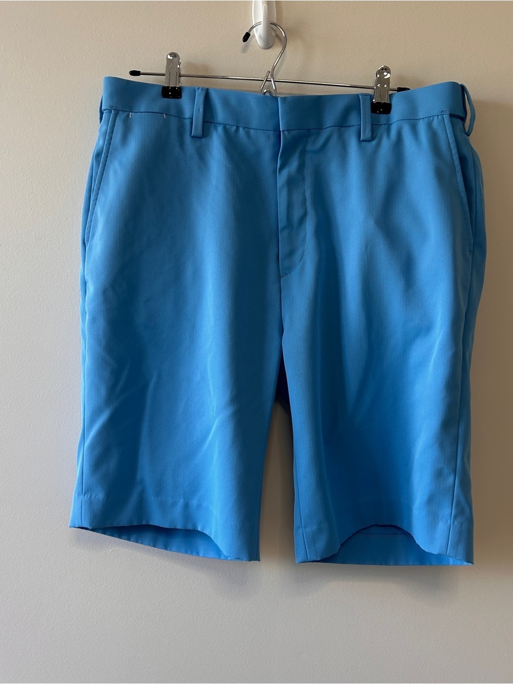 Ping Men's Bradley Golf Shorts Size 36 Bright Blue Flat Front Performance 10”
